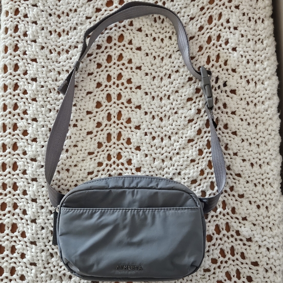Athleta Gray All About Crossbody Belt Bag - Picture 6 of 12